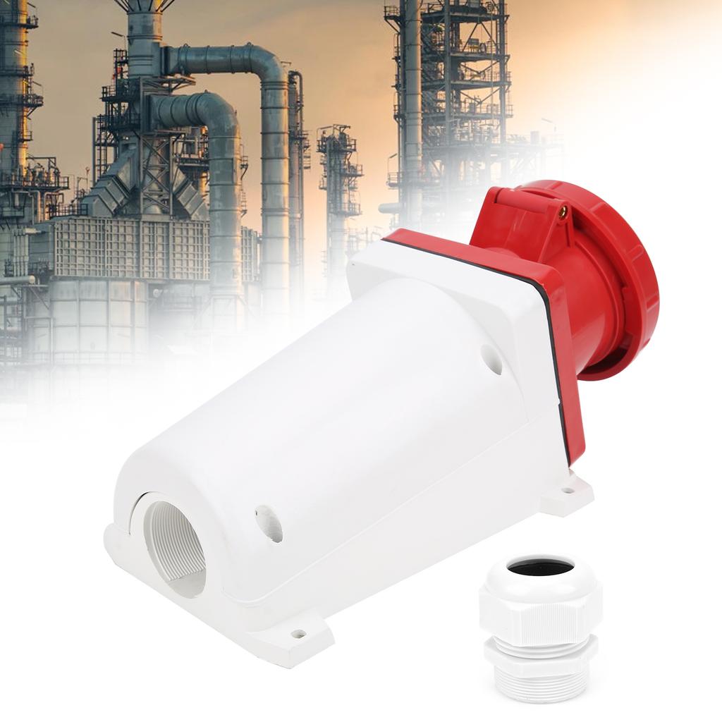 5Pin Industrial Socket Waterproof IP67 Dustproof 380415V 125A 3P+N+E for Industrial Engineering