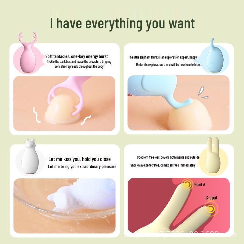 Frauen-Klitorisvibrator: Leises, kleines, nicht einführbares Spielzeug für intimes Vergnügen und Massage