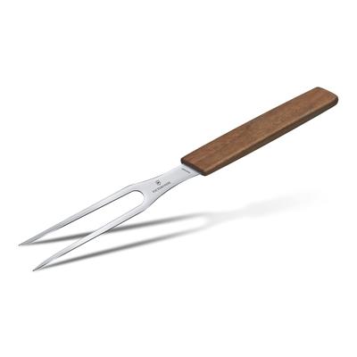 Carving Fork 15cm Wood Swiss Modern Meat Beef BBQ 6.9030.15G