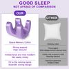 Face Pillow for Wrinkles Anti-wrinkles-aging Neck Beauty Pillow Soft Memory Foam Facial Wrinkles Back or Side Sleeping Pillow