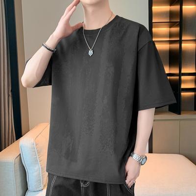 Kurzärmliges T-Shirt Modisches bedrucktes Unterteil Lässiges lockeres Oberteil für Herren