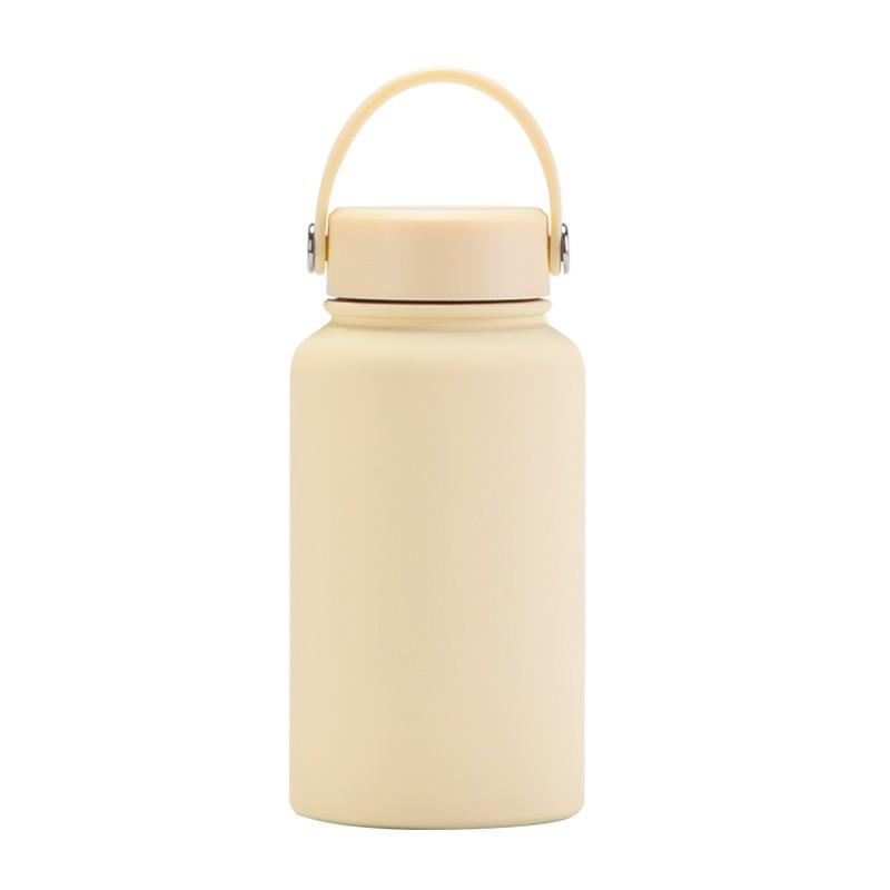 650ml Vacuum Insulated Stainless Steel Travel Water Bottle Outdoor Sports Office Daily Use Leakproof Portable 12H