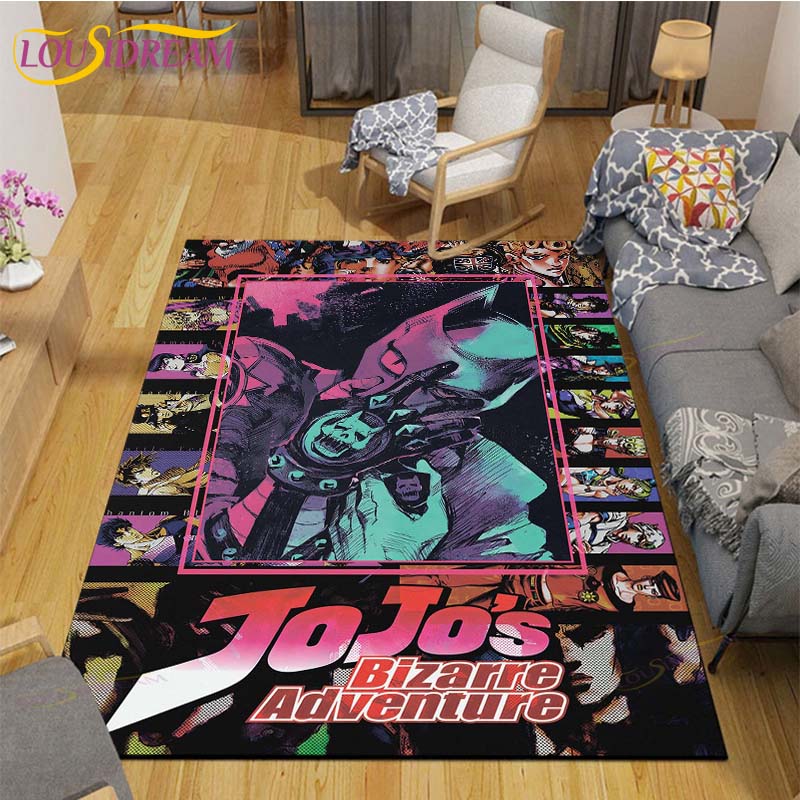 

Нескользящий коврик для пола в японском аниме «JoJo Bizarre Adventure», коврик для комнаты, водонепроницаемый коврик для кухни, ванной, пол 160cm x 200cm