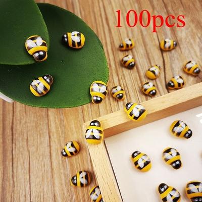 Nuovo 100 pezzi/sacchetto 3D in legno animale mini ape adesivi frigorifero decorazione da parete scrapbooking