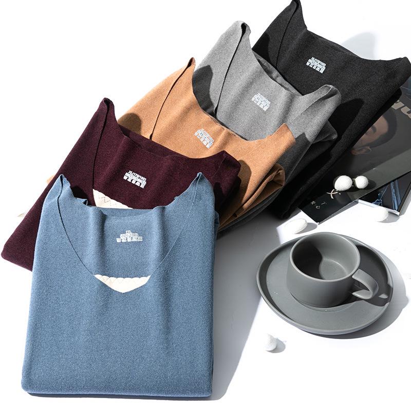 Męska Bezszwowa Jedwabna Kamizelka: Ciepła, wyściełana aksamitem, podgrzewane plecy, dopasowany krój, plus size, idealna na jesień i zimę.