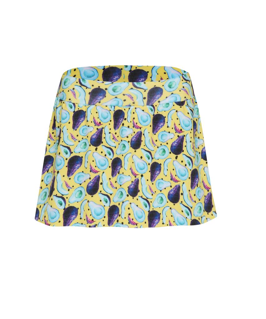 Soltipeullawo Avocado Elastic Skirt Yellow