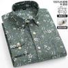 100% Cotton Oxford Men's Shirts Long Sleeves Plaid Soft Regular Fit Formal Dress Shirt Pocket Social Blouse Male Clothes S-7XL