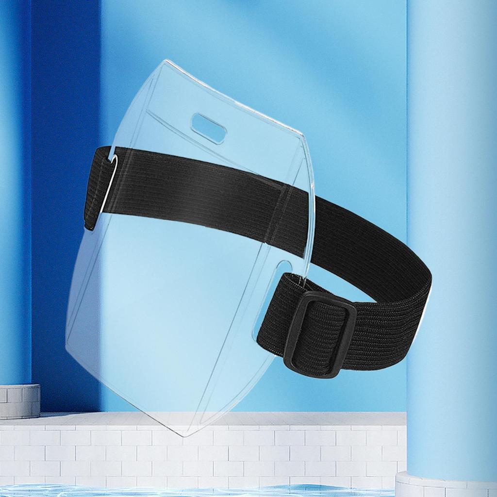 Adjustable Elastic Arm Band ID Badge Holder For Men Women PVC Plastic Card Holder Photo Armband IDCard Bag Wholesale