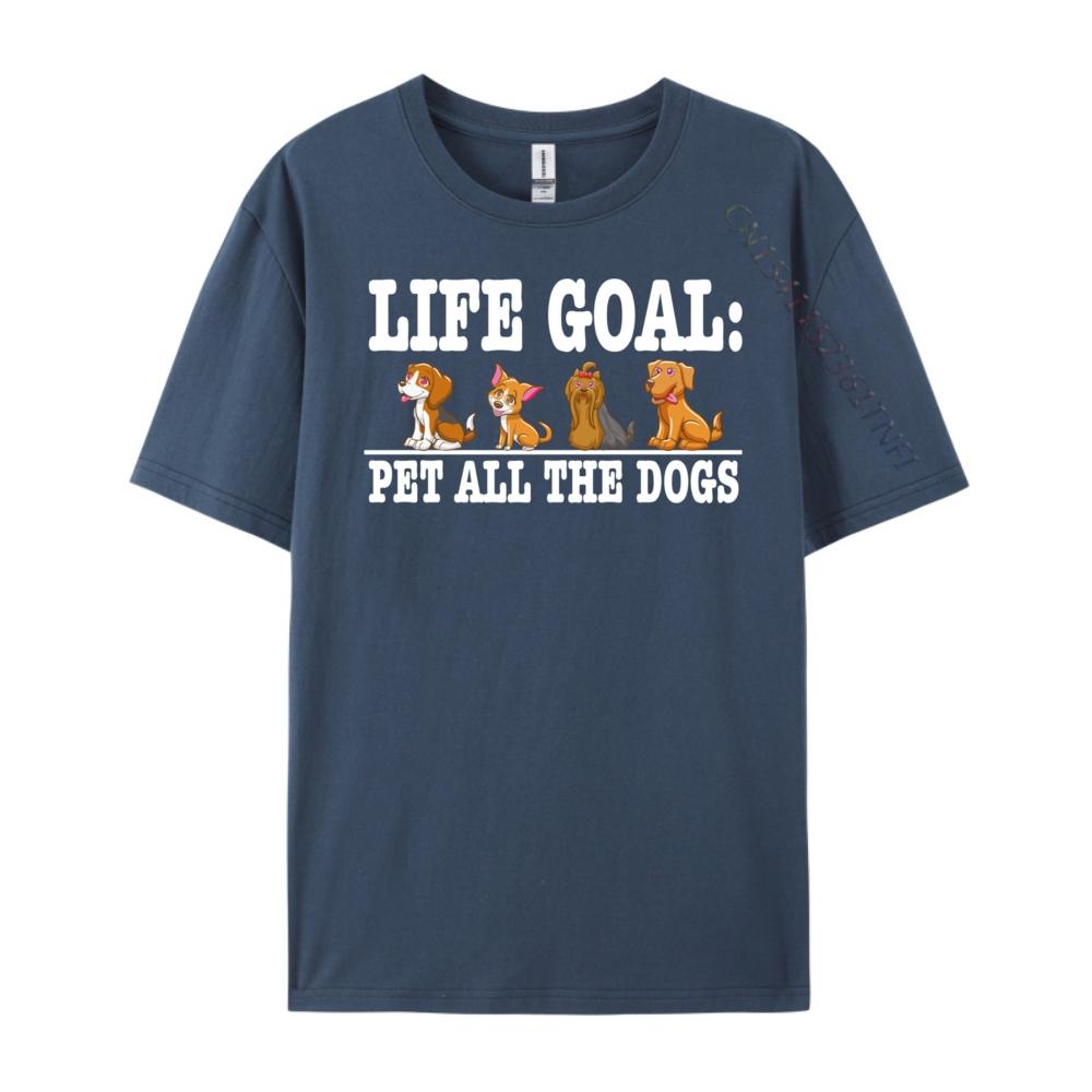 Life Goal Pet All The Dogs Dog Black Graphic Tees Female Free Shipping Clothes Tee Shirt Korean Style