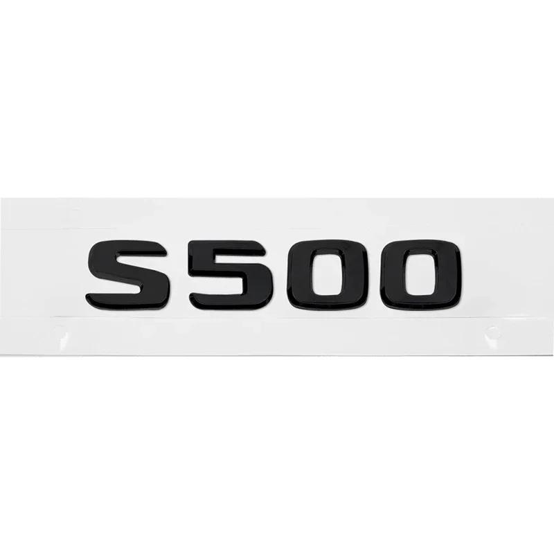 CAG5 3D Car Letter Stickers Rear Trunk Badge Decals for Mercedes Benz S300L S320L S500L S500 S550 S600L S600 S650 S Class Emblem