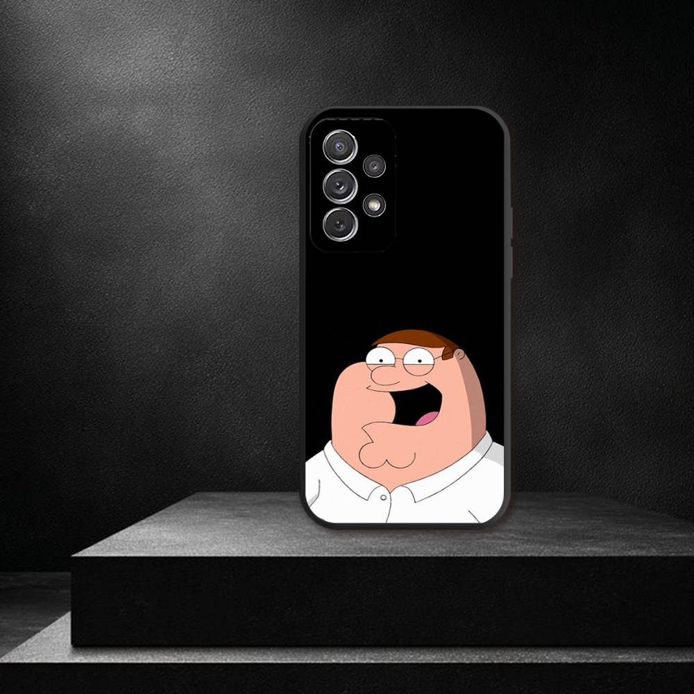 

F-Family Funny G-Guy For Samsung S 25,24,23,22,30,21,10,9,Ultra,Plus,Lite,FE,4,5G Phone Case Black Soft Case SamsungS24