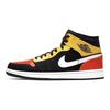 Jordan 1 Mid Black Amarillo Orange 852542-087