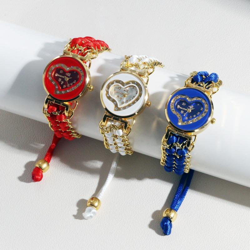 Reloj de Moda para Mujer Pulsera Versátil Pulsera Trenzada Reloj de Cuarzo para Mujer