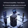 llano 65W GaN Multi-Port Desktop Charger with Retractable Cable
