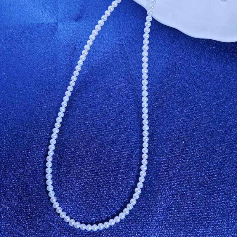Zhuji Simple Freshwater Pearl and Millet Bead Necklace