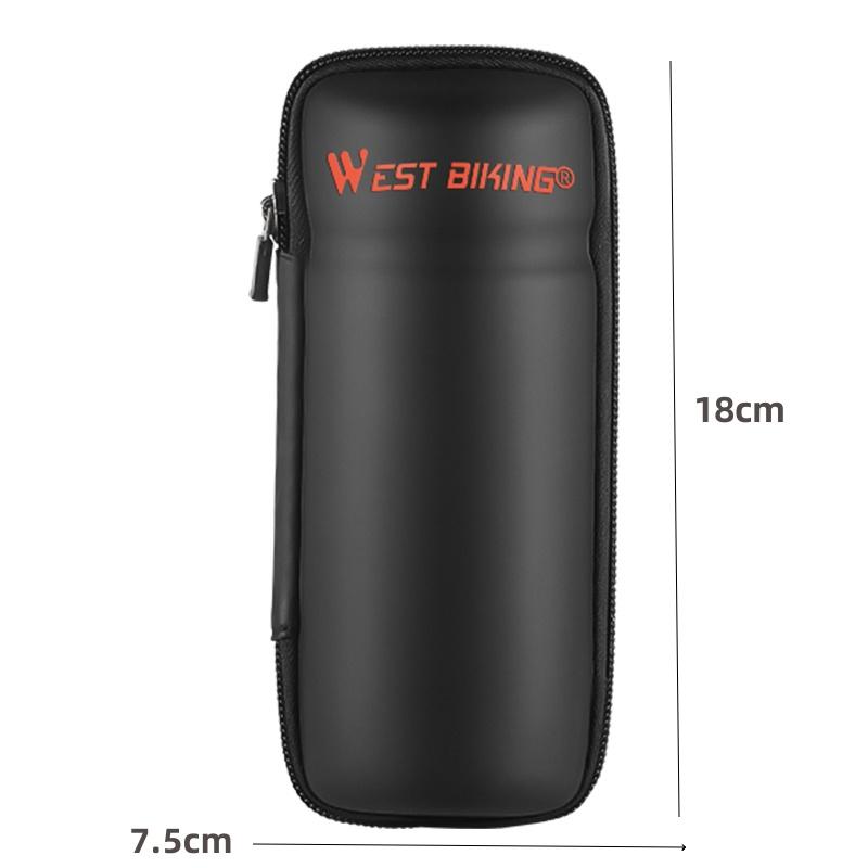 WEST BIKING Bicycle Tools Bag Bike Storage Box Portable Bicycle Bottle Tool Pouch Waterproof Road MTB Cycling Bike Repair Bag