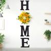 Home Sunflower Home Wall Decor With Lightweight Wooden Sign For Harvest Celebration