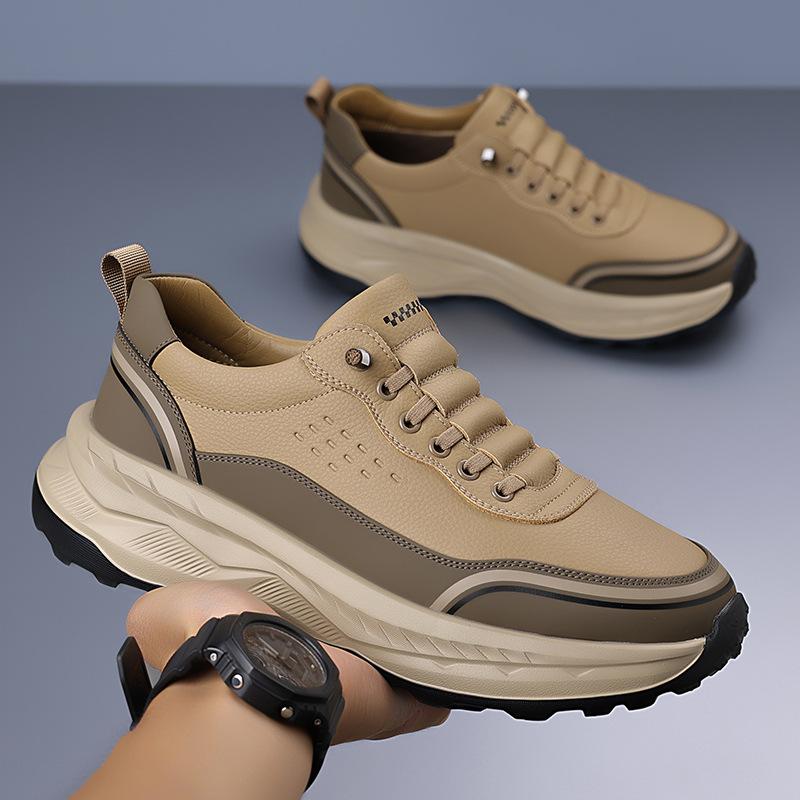 High Quality Fashion Men's Sneakers Breathable Non Slip Trendy Shoes Outdoor Wear-resistant Hiking Shoes Male Walking Shoe