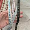 1.3cm Ethnic Floral Jacquard Ribbon for Hat/Clothing Decor, Home Textile Embroidery, DIY Accessories