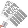 50-Piece Self-Adhesive Fiberglass Window Screen Repair Patches Waterproof Mesh Tape for Door Window RV Screen Holes Silver 6.2 X 9 Cm