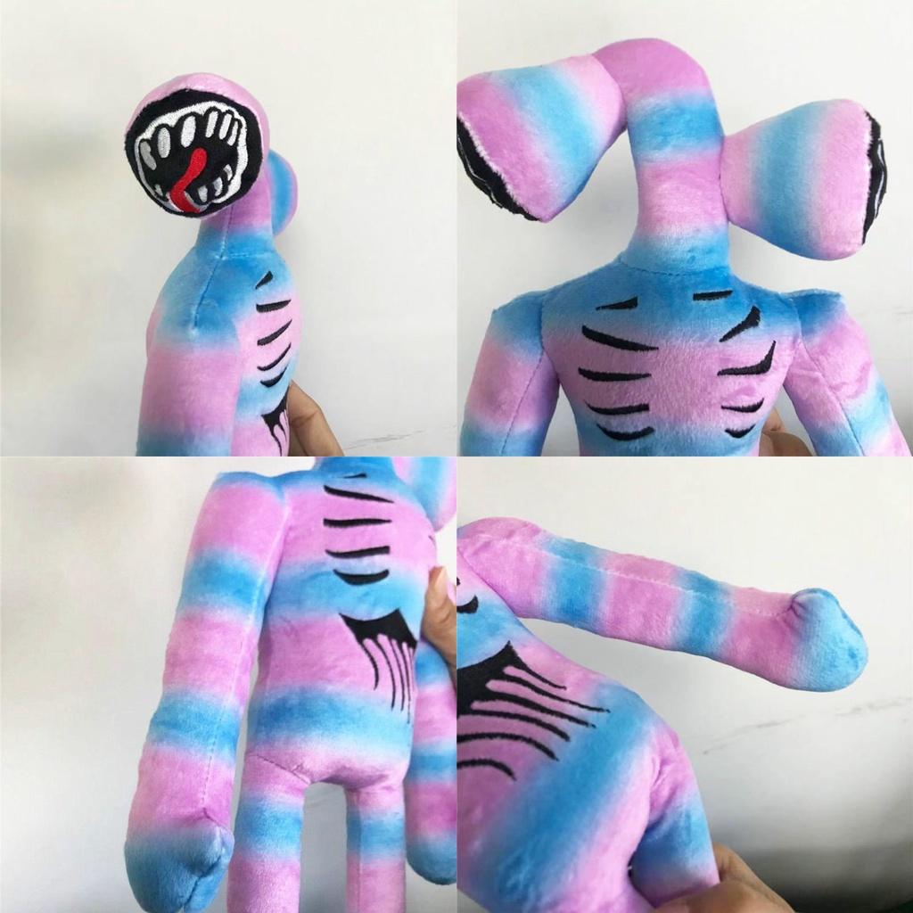 Soft 37cm Cartoon Rainbow Siren Head Plush Toy Perfect For Children Unique Horror Gift