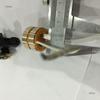 2-Circuit Slip Ring: 16.4MM ID, 30MM OD, 21MM Height for Marshmallow Machines, Carbon Brush