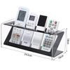 Acrylic Remote Control Holder with Display Stand, Multi-Purpose Organizer for TV AC Remote & Electronics
