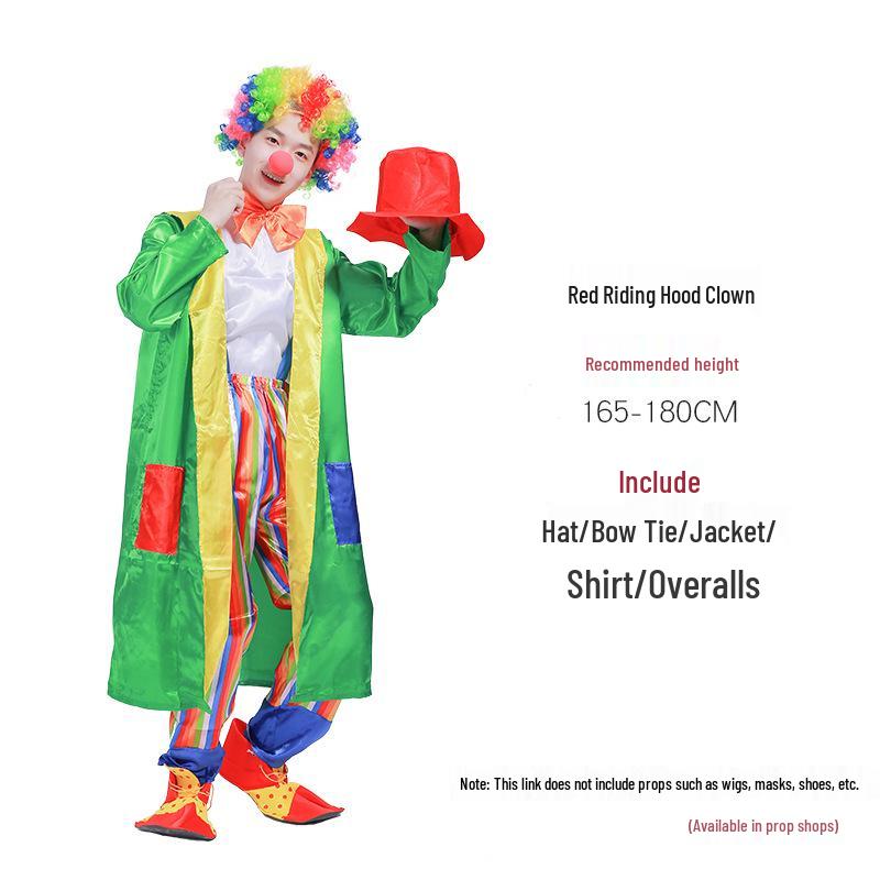 Halloween Adult Clown Costumes for Men & Women - Circus & Festival Performance Outfits