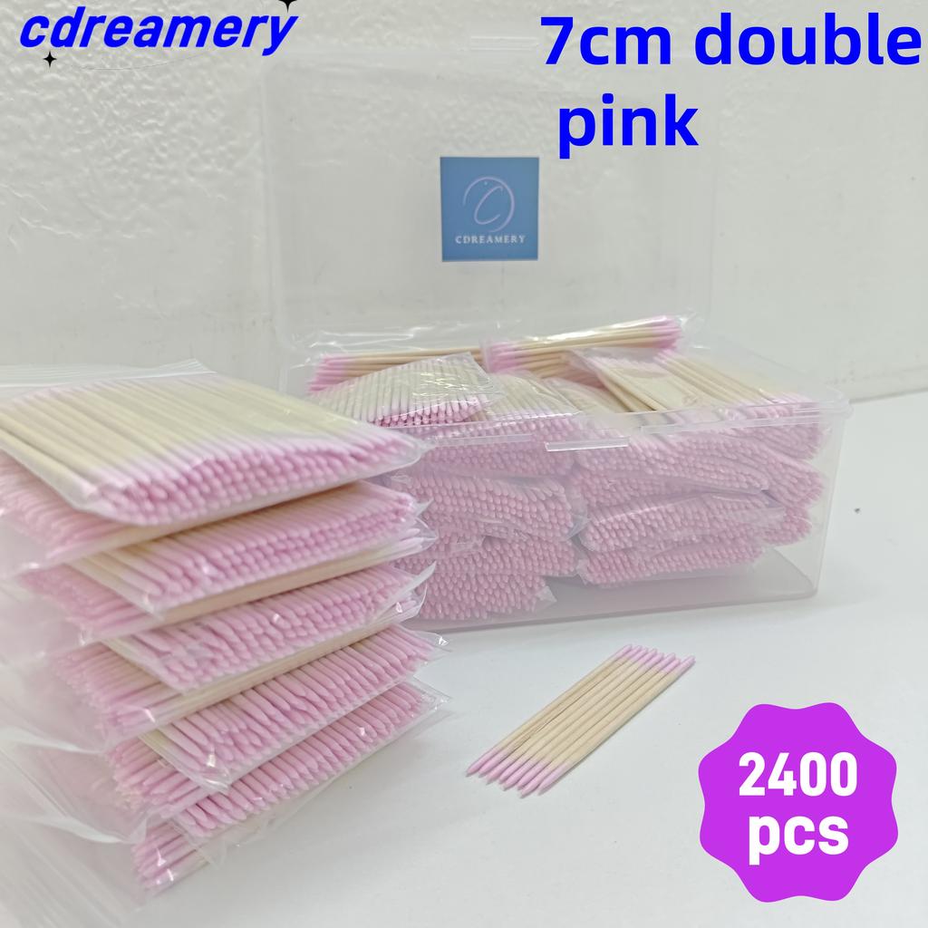 100/2400/5000pcs Double Side Wood Cotton Swab Eyelash Sticks Cleaning Swabs Nails Ear Toothpicks Tattoo clean,Tattoo Accessories