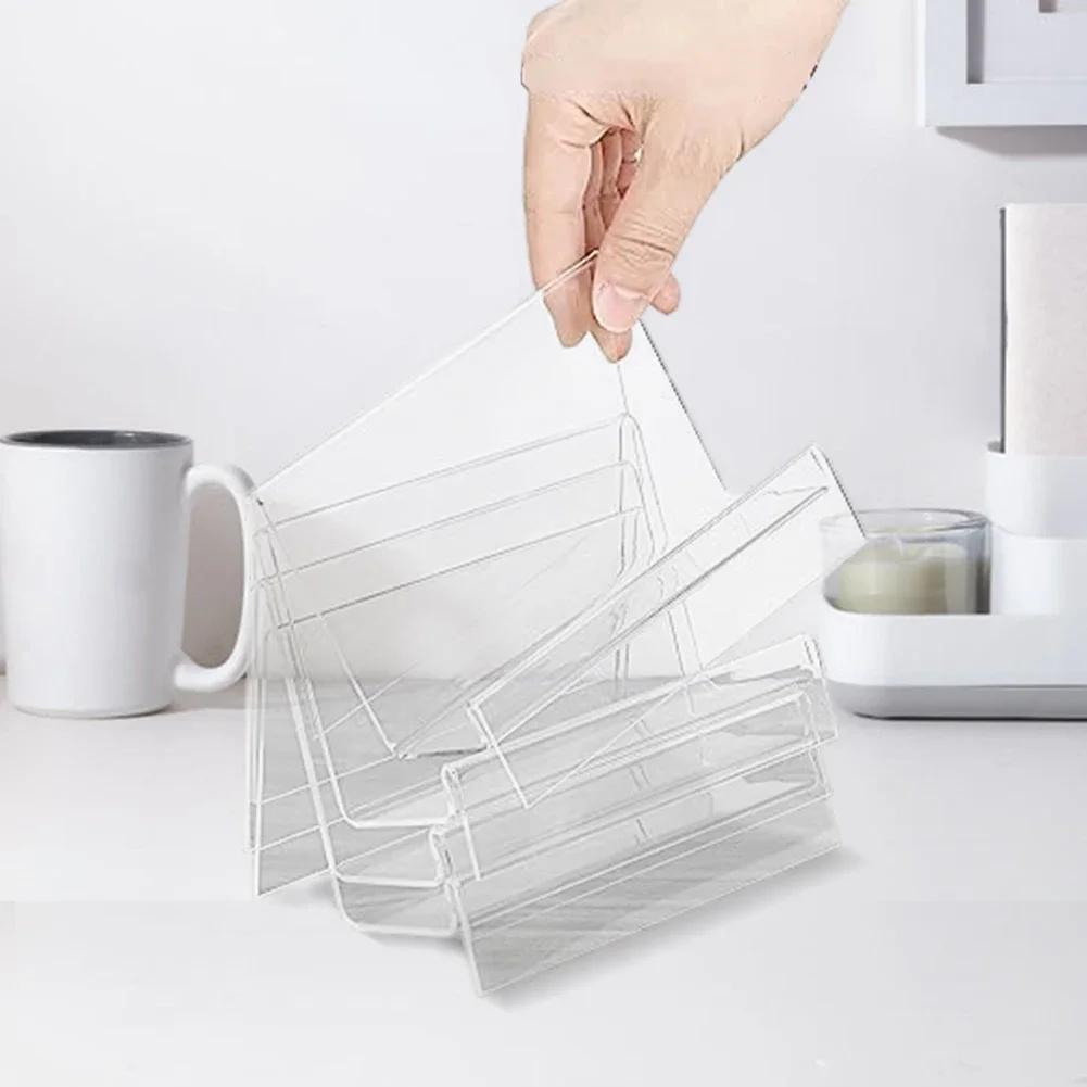 Set Of 8 Clear Acrylic Handbag Display Stands For Retail Displays With Stable Base And Sleek Minimalist Design