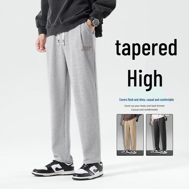 

JEEP SPIRIT Men s Waffle Knit Straight Leg Casual Pants M