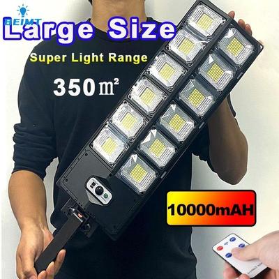 10000 watów Super jasna zewnętrzna lampa solarna Wodoodporna bardzo szeroka lampa uliczna Ludzki indukcyjny czujnik ruchu Kinkiety