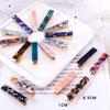 Korean Style Leopard Print Marble Hair Clip for Women