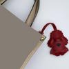 Multipurpose Elegant Dog Themed Sturdy PU Leather Keyring Fashion Accessory for Car Bags and Personalize Styles