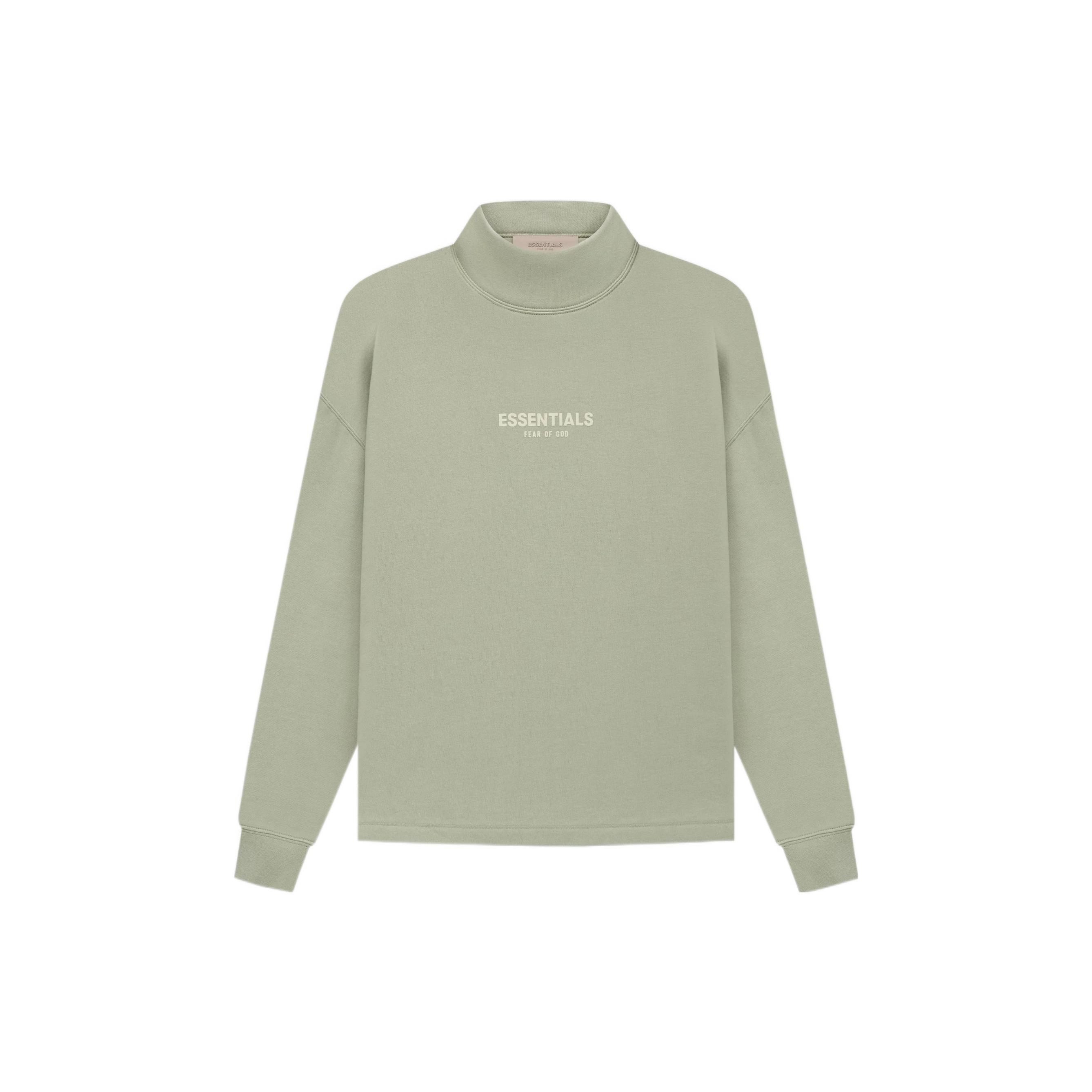 Fear of God Essentials SS22 Relaxed Mockneck  Seafoam  Unisex FOG-SS22-155 L