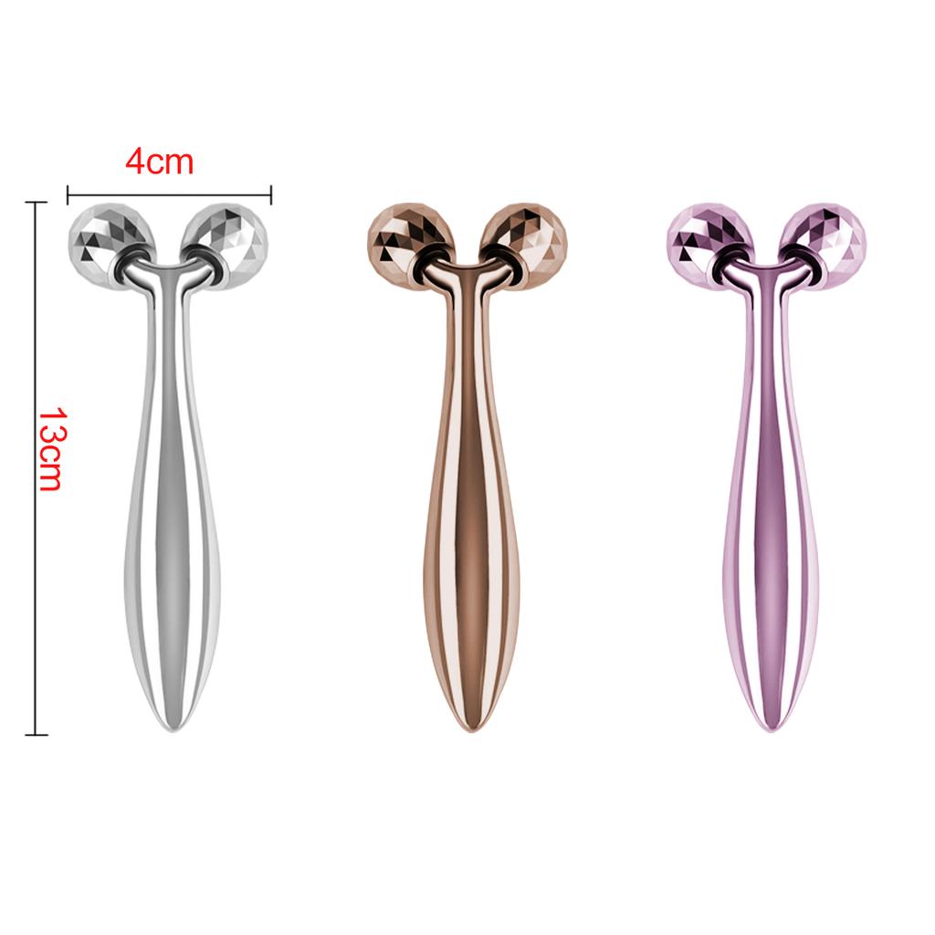 3D Roller Facial Lifting Massage Tools Face Slimming Massager Y Shape 360 Rotate Thin Body Shaping Relaxation Wrinkle Remover