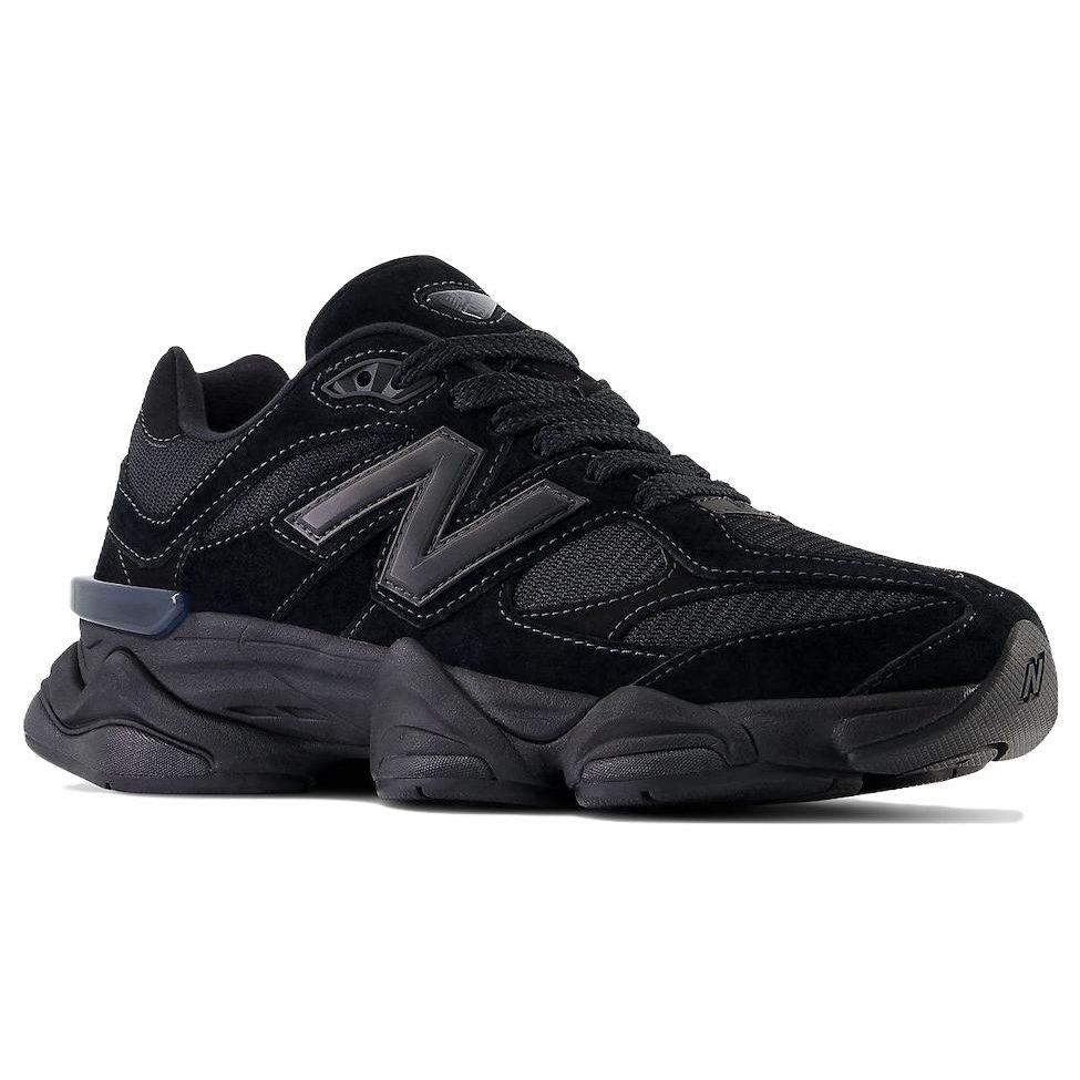 New Balance 9060 Triple Black Semišové Unisex Tenisky Phantom Magnet U9060BPM