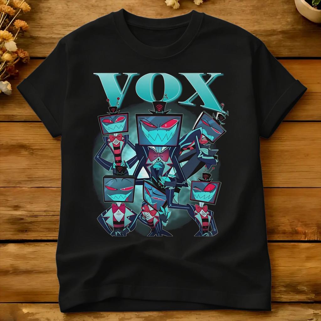 Unisex Unisexs TShirt Absolute Cinema Vox TShirts Hip Hop Hazbins Hoteling Summer Tees Vintage 100 Cotton Clothing Gift Idea