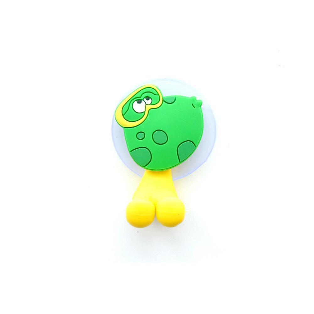 Novelty Cartoon Animal Toothbrush Holder Wall Mount Suction Cup Bathroom Organizer Fun and Practical Accessories