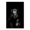 Animal Poster Large Size Posters Canvas Painting Wall Art Dark 3 Funny Monkey Posters and Prints for Living Room Home Decoration