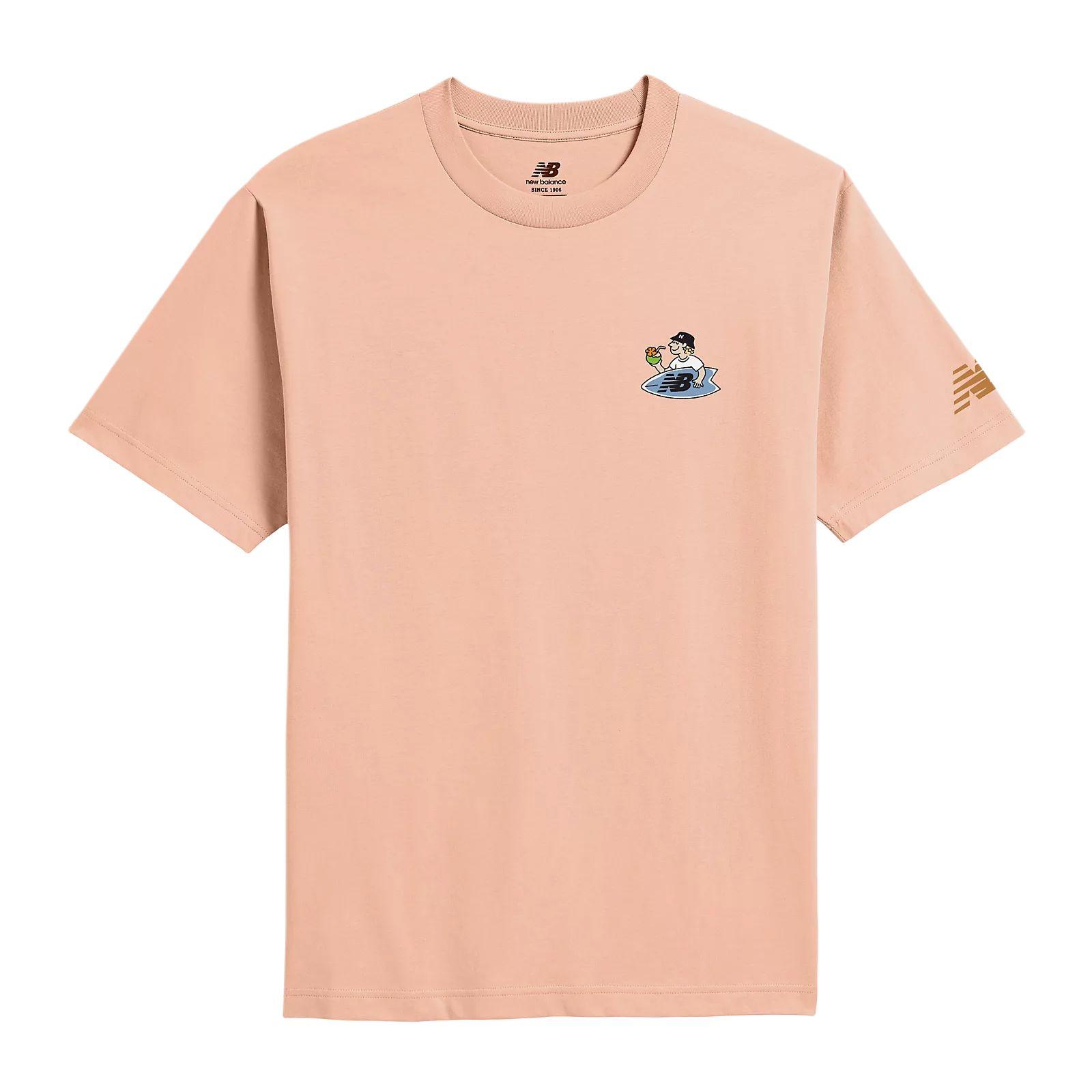New Balance Surf SS25 Shop T Shirt Men s Dry Orange MT51876-DDO M