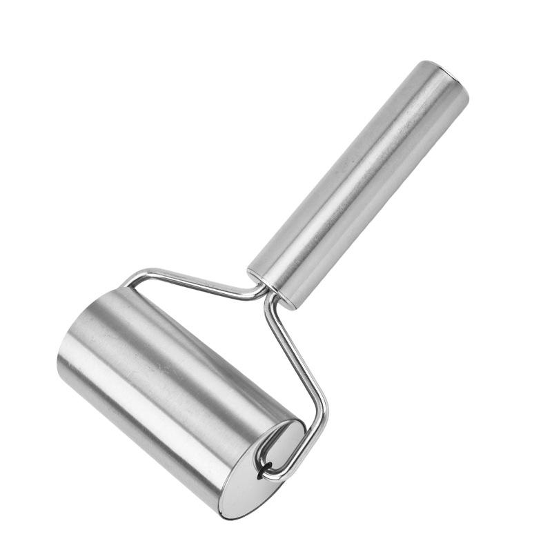 Non-stick Stainless Steel T-shaped Rolling Pin for Dough & Dumpling Wrappers