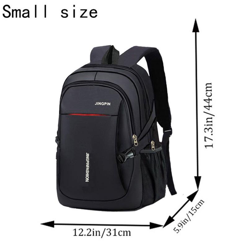 Stylish Men's Casual Backpack - High-Capacity Nyl Travel Daypack with Multi-Pocket, Adjustable Shoulder Strap Laptop Bag