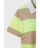 WAAC Women Side Shirring Stripe Polo Wwtcm26303Bex