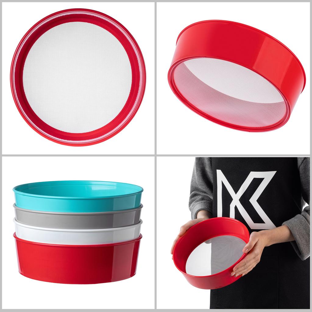 KADAX Sieb Rzeszoto Für Mehl Fi 220mm Mix Farben
