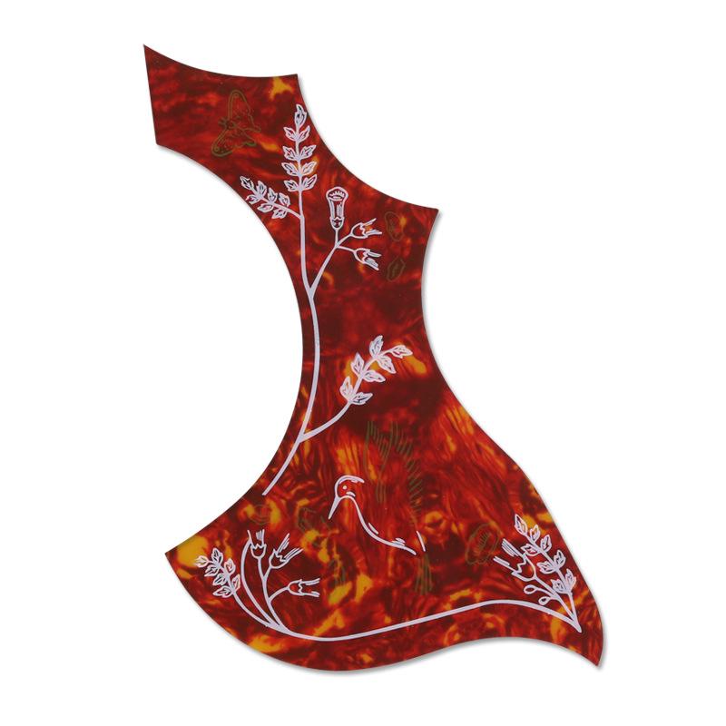 Guitar Pickguard Sticker Self-adhesive Professional Guitar Guard Protective Sticker Anti-scratch Guitar Panel Decorative Sticker