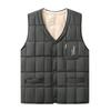 Autumn and Winter Cotton Vest Men's Inner and Outer Wear Plus Velvet Thickened Plus Size V-neck Waistcoat Warm Cotton Vest