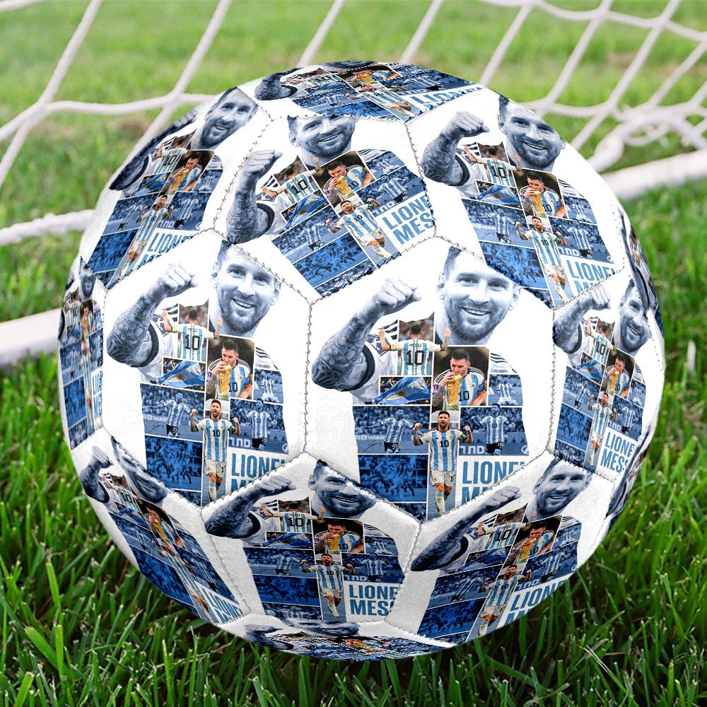 Messi 10 Number Soccer Celebration Soccer Ball Size 5 Football Machine Sewn Indooroutdoor Training And Matches Perfect Gift For Sports Enthusiasts