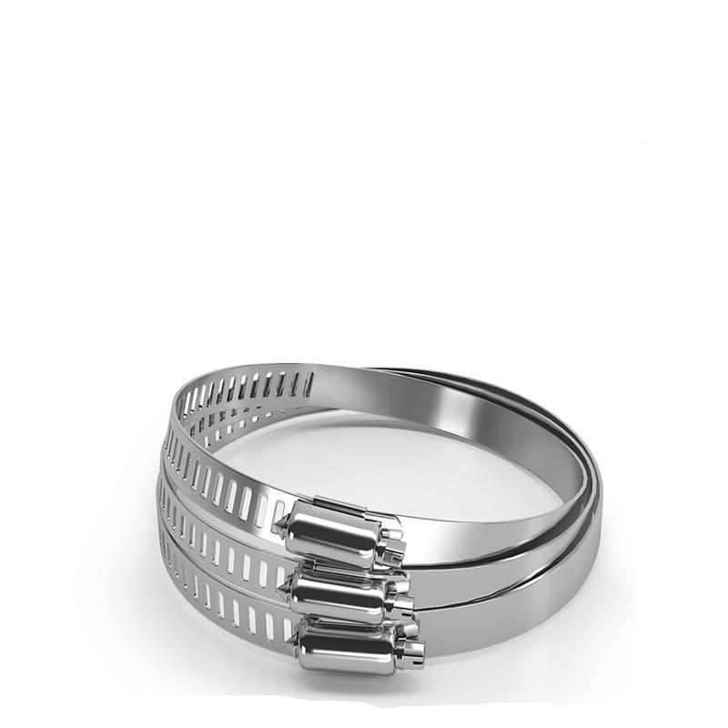 Набор оцинкованных европейских хомутов: 14-дюймовый, 20-дюймовый U-образный болт, 16-дюймовый усиленный и О-образные зажимы для труб 12, 10, 8, 6, 5 дюймов.