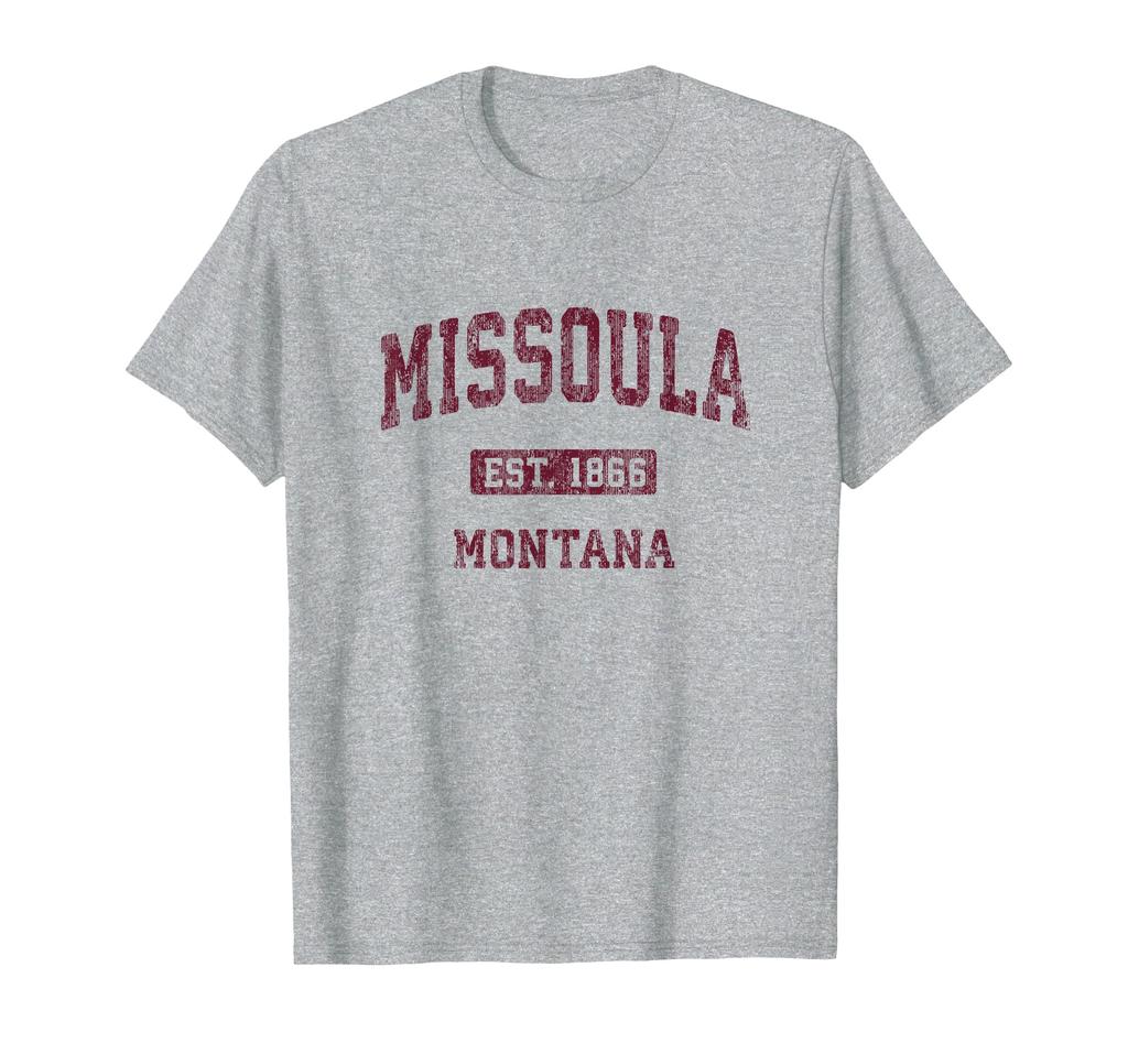 Missoula Montana MT Vintage Athletic Sports Design T-Shirt